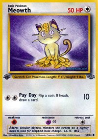 Amazon.co.jp: Pokemon - Meowth (56) - Jungle : おもちゃ